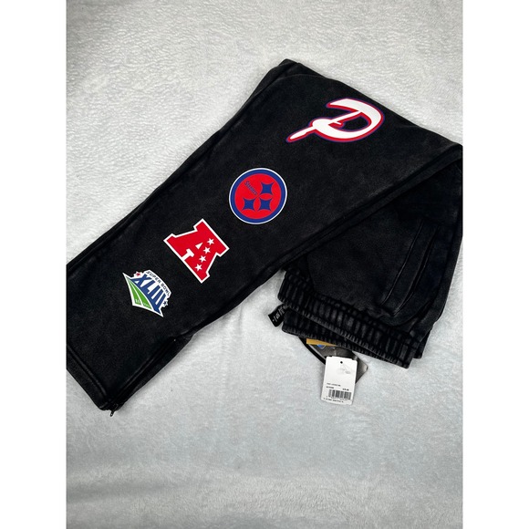 New Era Other - New Era Pittsburgh Steelers NFL Acid Wash Fleece Sweatpants Black Mens Small NWT